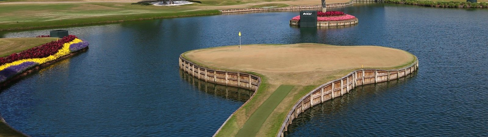 Blick auf das 17. Grün des TPC of Sawgras Blick auf das 17. Grün des TPC of Sawgras