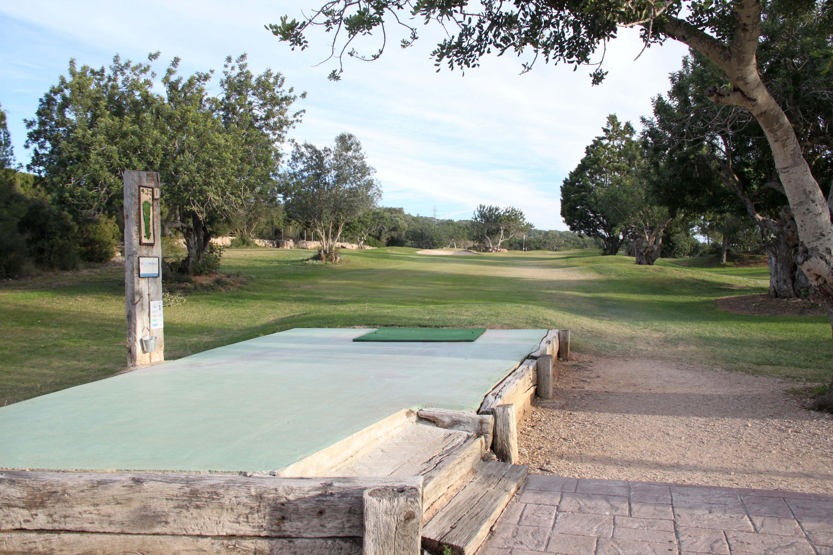 P&P El Vendrell: ... so präsntieren sich auch die Grüns auf der Runde