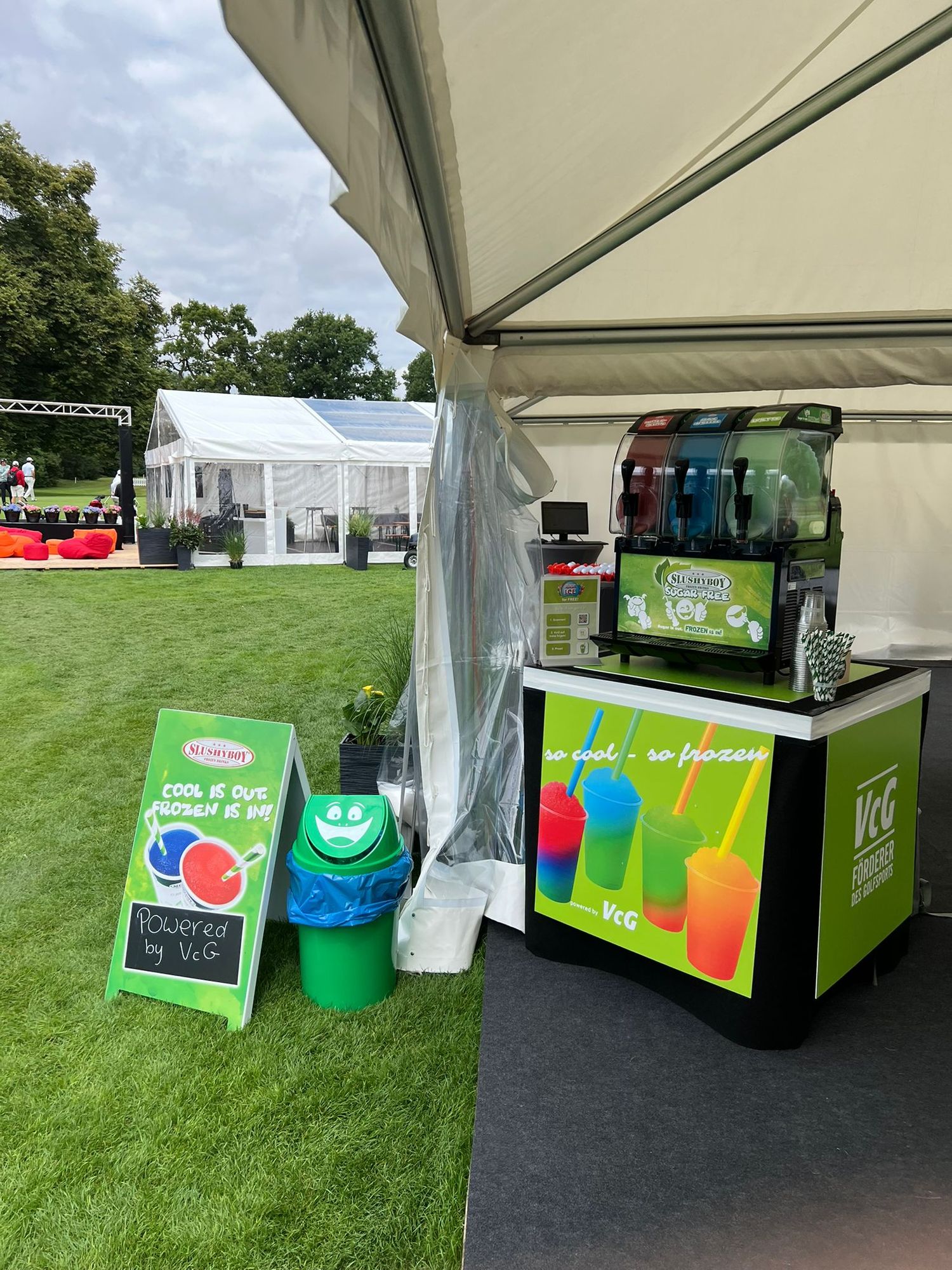 Willkommene Erfrischung: ein Gratis-Slushy von der VcG (Foto: VcG)