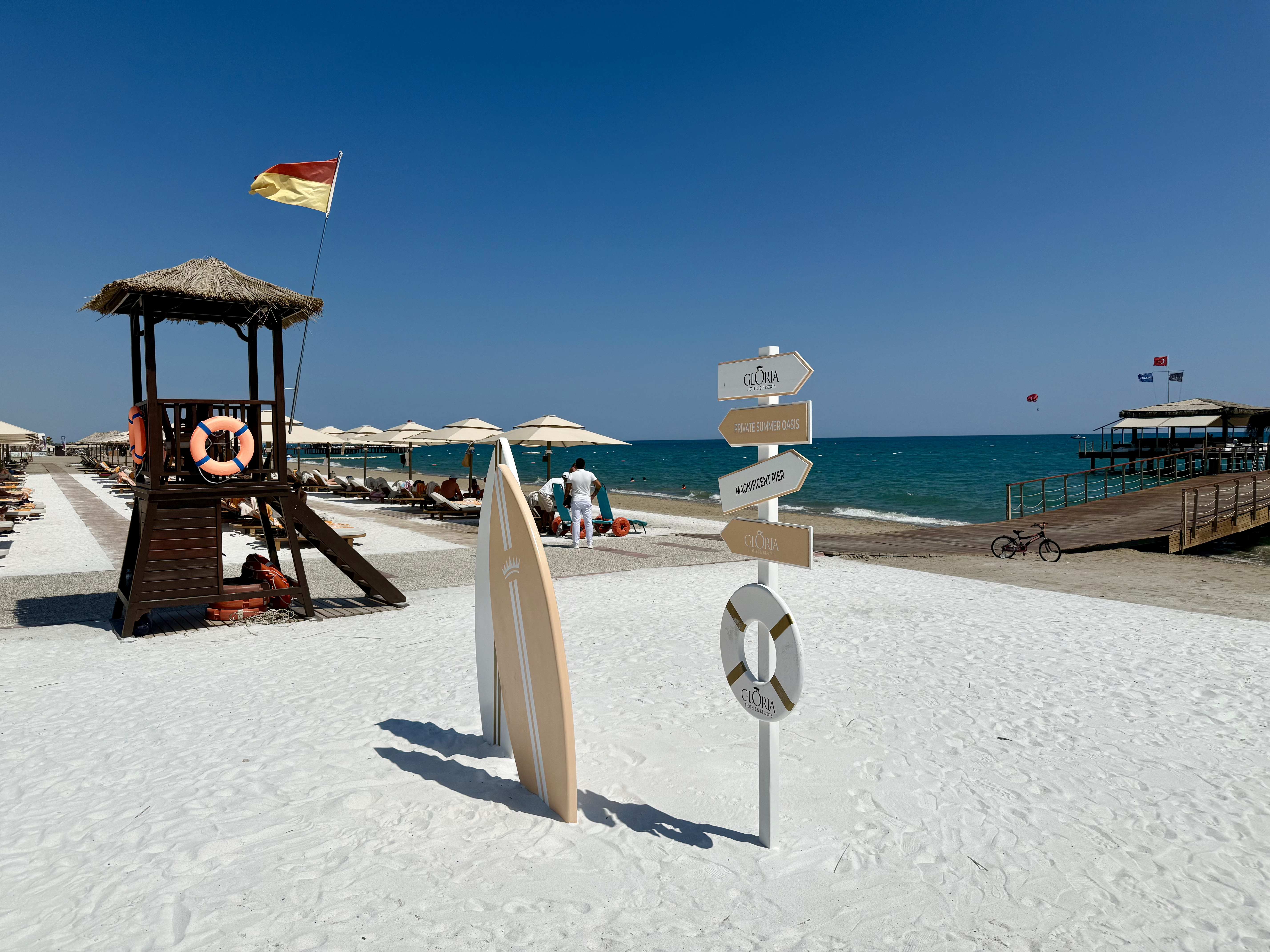 Auch schön: der Strand