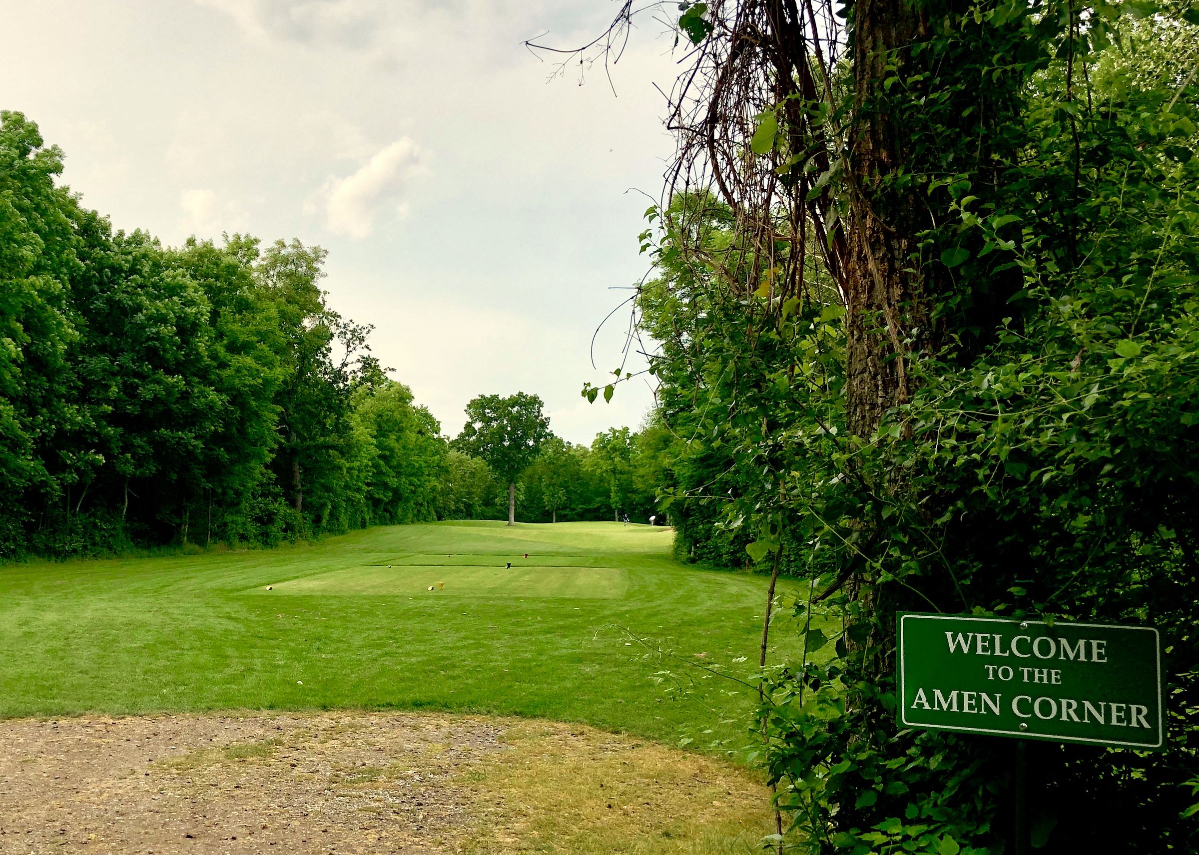 Das Amen Corner verleiht Augusta-Feeling